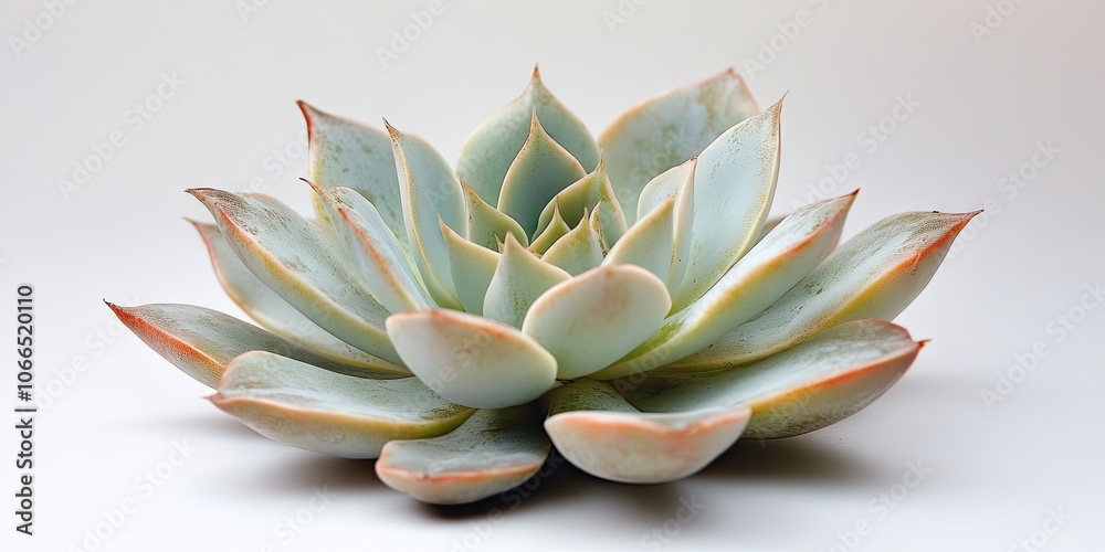 A solitary succulent plant set against a pristine white backdrop is displayed, showcasing its unique beauty and form. The single succulent stands out distinctly against the clean white. A solitary succulent plant set against a pristine white backdrop is displayed, showcasing its unique beauty and form. The single succulent stands out distinctly against the clean white.