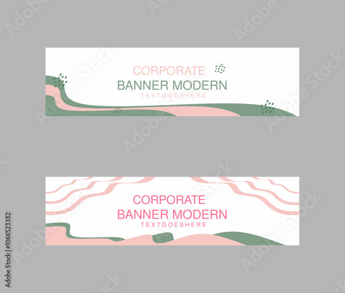 Moden Banner Vector