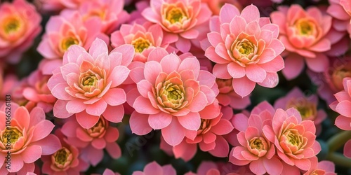 Pink succulent blooms featuring bright yellow stamens add a vibrant touch to any setting, showcasing their unique beauty and striking contrast.