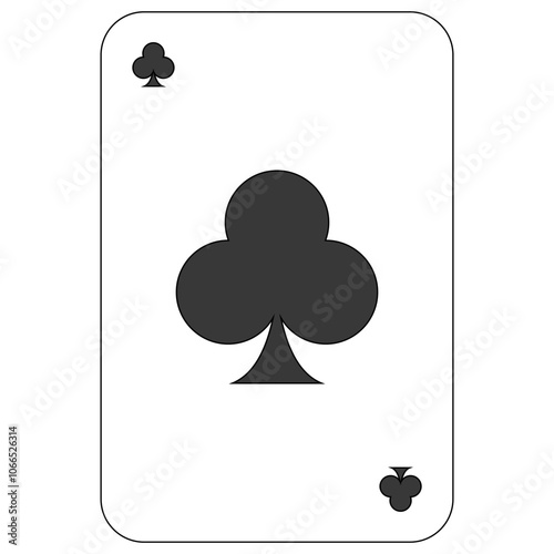 Ace Playing Card Vector