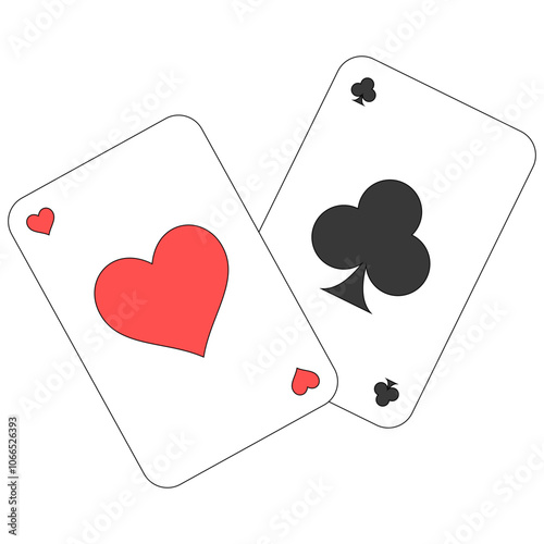 Ace Playing Card Vector