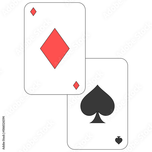 Ace Playing Card Vector