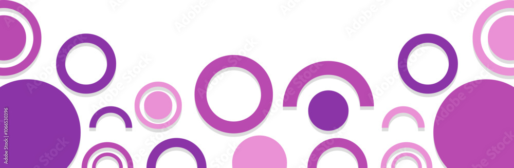 Business geometric circle borders Business geometric circle borders