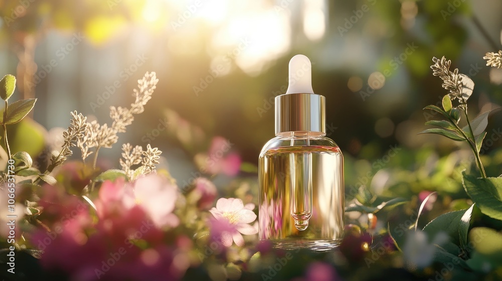 Cosmetic drops and eye serum create a lifting essence that enhances healthy skincare. The image captures the essence of tea tree oil with a bright, blurred background and selective focus. Cosmetic drops and eye serum create a lifting essence that enhances healthy skincare. The image captures the essence of tea tree oil with a bright, blurred background and selective focus.