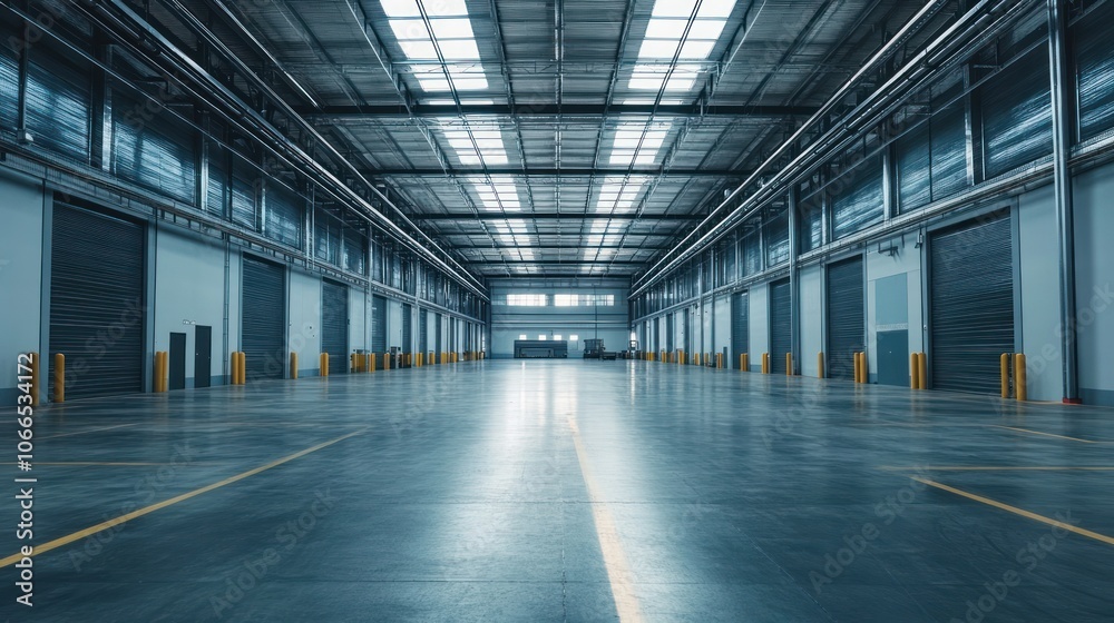 A spacious warehouse with organized storage and streamlined workflows to ensure smooth operations A spacious warehouse with organized storage and streamlined workflows to ensure smooth operations