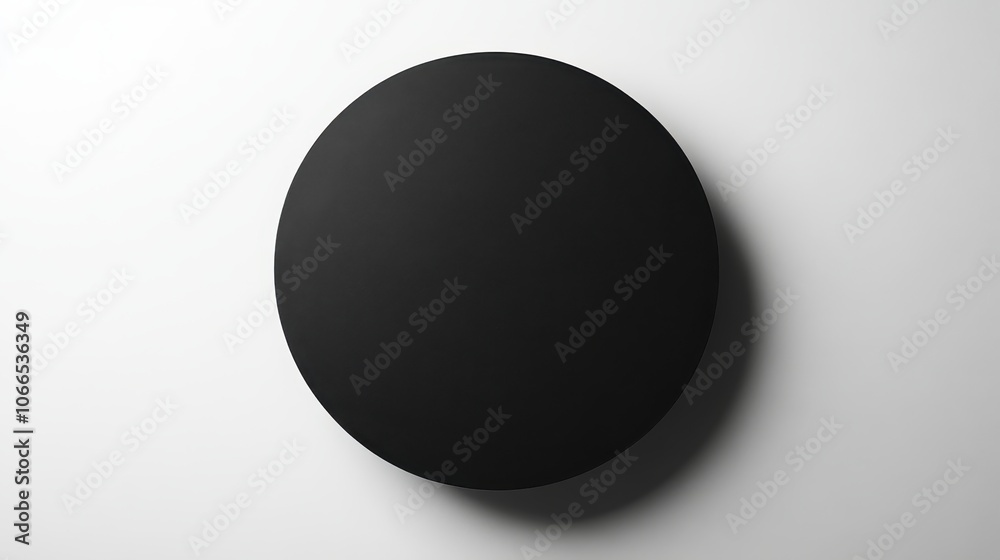 Minimalist Black Circle on White Background with Shadow Creating a Modern and Elegant Abstract Design Minimalist Black Circle on White Background with Shadow Creating a Modern and Elegant Abstract Design