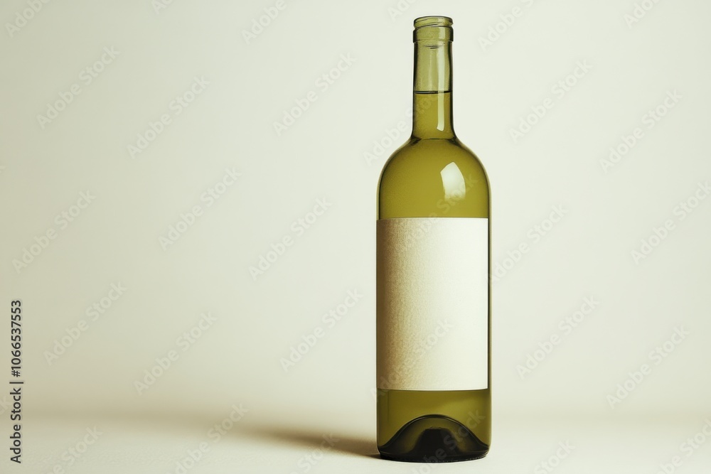 Minimalistic bottle mockup design for product presentation Minimalistic bottle mockup design for product presentation