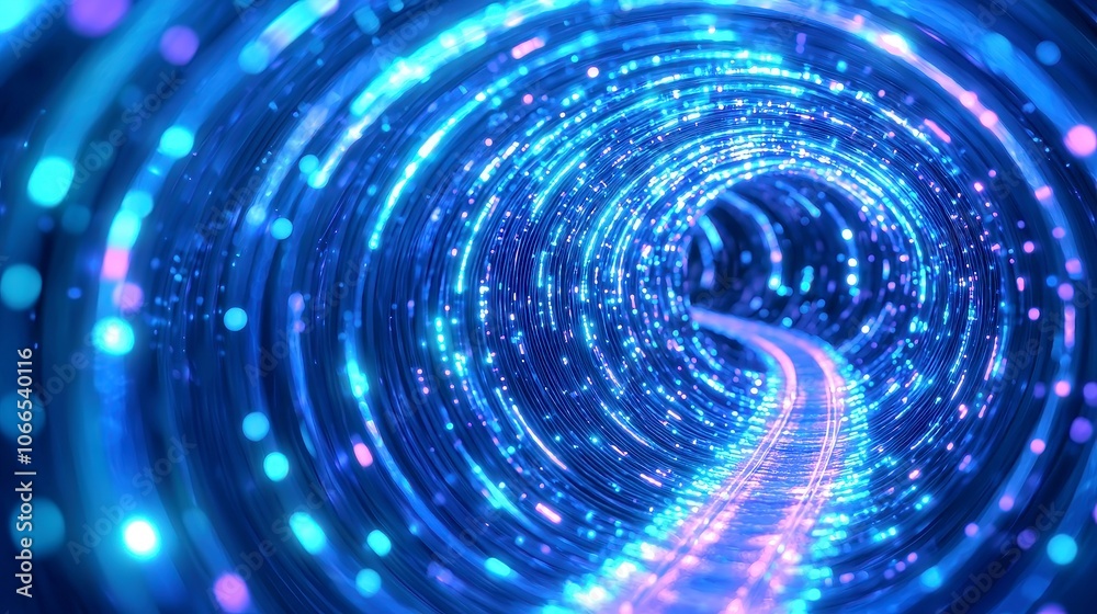 Time Clock Tunnel in Fibers Ring, a mesmerizing spiral of vibrant fibers converging into a clock face, creating an illusion of depth and movement in an abstract space. Time Clock Tunnel in Fibers Ring, a mesmerizing spiral of vibrant fibers converging into a clock face, creating an illusion of depth and movement in an abstract space.