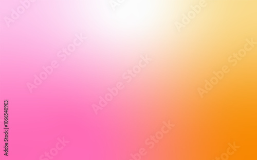 Soft Gradient Abstract Background: Minimalist Blend of Pink, white & yellow