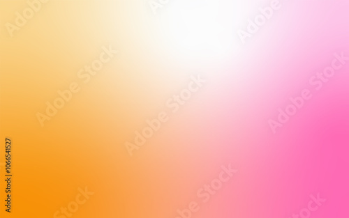 Soft Gradient Abstract Background: Minimalist Blend of Pink, white & yellow