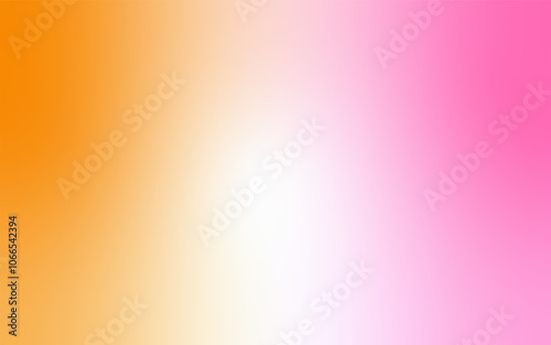 Soft Gradient Abstract Background: Minimalist Blend of Pink, white & yellow