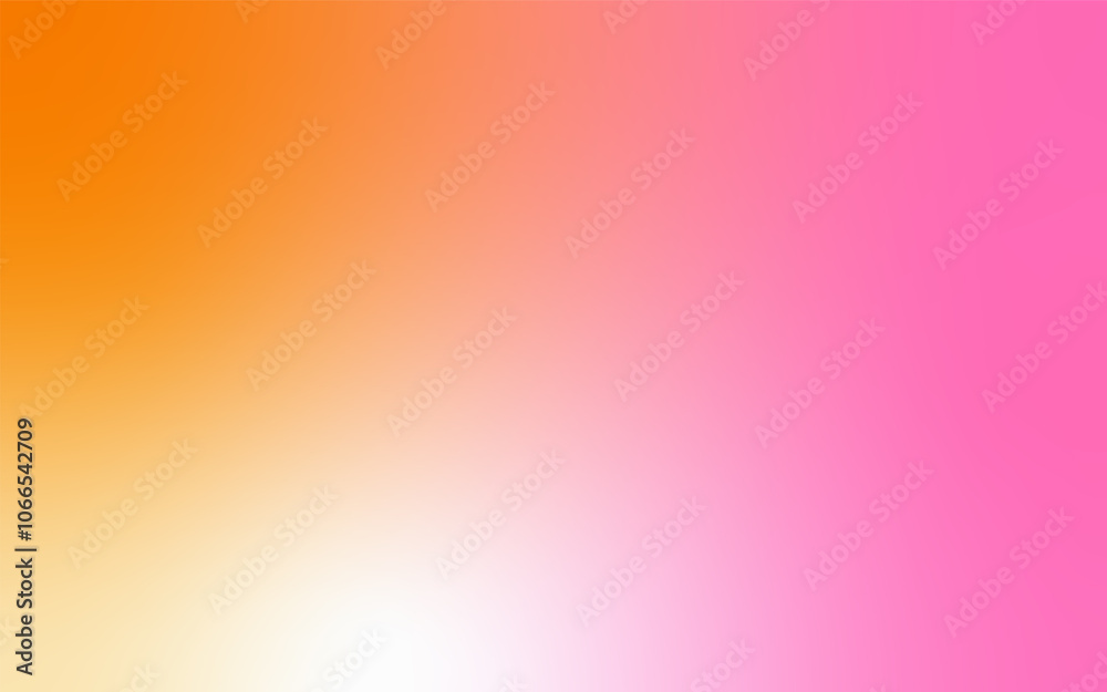 Soft Gradient Abstract Background: Minimalist Blend of Pink, white & yellow