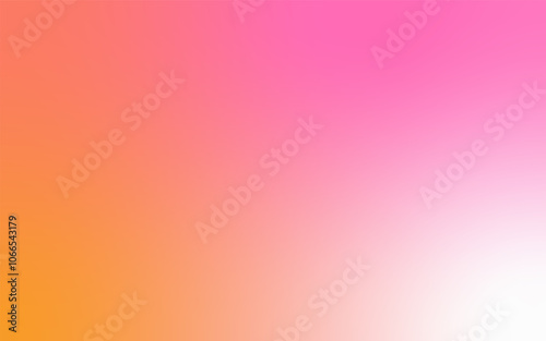 Soft Gradient Abstract Background: Minimalist Blend of Pink, white & yellow
