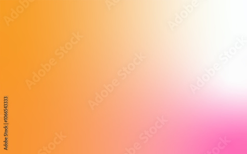 Soft Gradient Abstract Background: Minimalist Blend of Pink, white & yellow