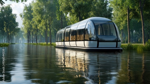 Floating public transport systems providing innovative solutions for cities surrounded by water photo