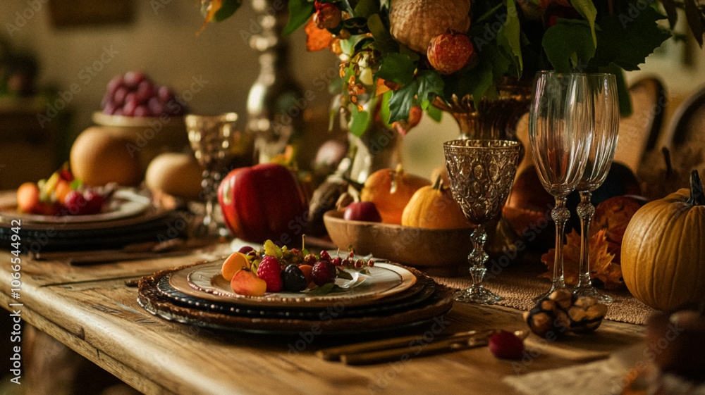 Autumn holiday tablescape and table decor, autumnal table setting with flowers and pumpkins, formal dinner event celebration party, beautiful cutlery, tableware and pumpkin decoration idea Autumn holiday tablescape and table decor, autumnal table setting with flowers and pumpkins, formal dinner event celebration party, beautiful cutlery, tableware and pumpkin decoration idea