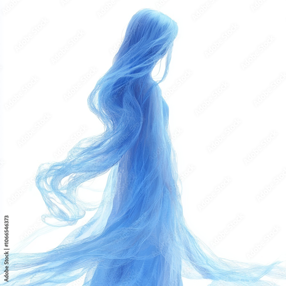 Elegant Hand-Drawn Wave and Curve Illustration Elegant Hand-Drawn Wave and Curve Illustration