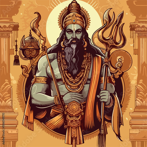 parshura jayanti illustration