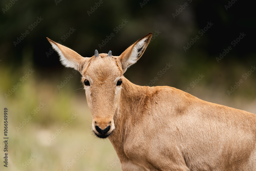 Baby Red Hartebeest in the savannah Baby Red Hartebeest in the savannah