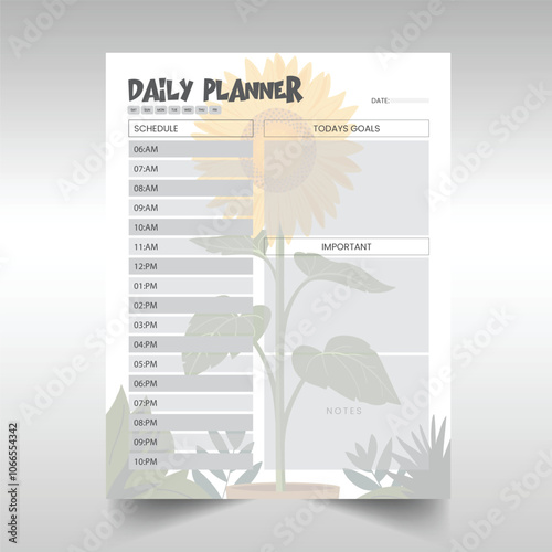 Daily Planner EPS Template Design V3
