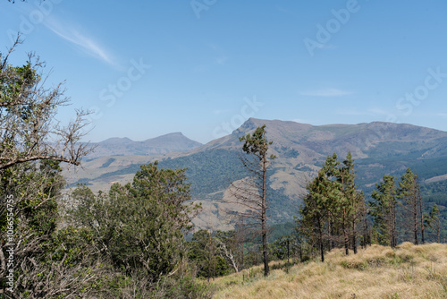 View of a Hogsback mountain in the Amathole mountain, Eastern cape