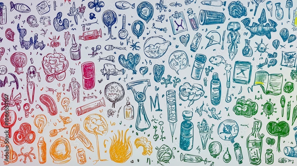 Hand-Drawn Visuals for Mental Health Awareness Hand-Drawn Visuals for Mental Health Awareness