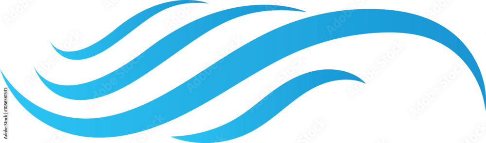 wave vector logo concept design wave vector logo concept design