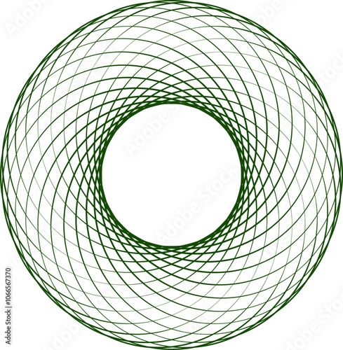 Wireframe Torus Shape