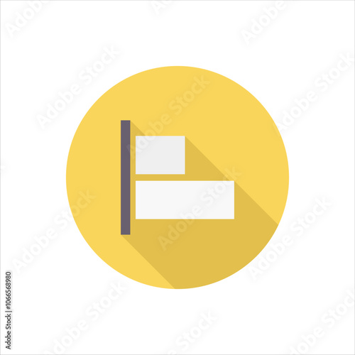 Left alignment user interface desktop icon