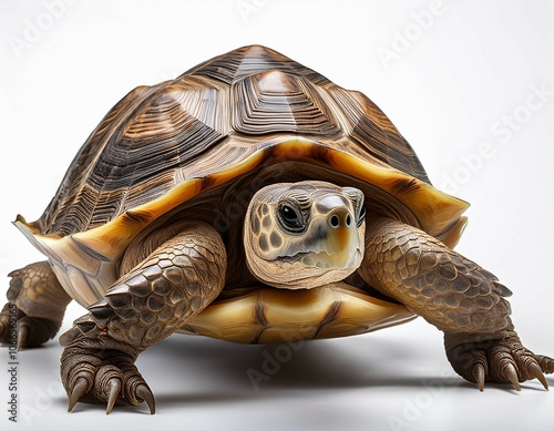 turtle on a white background photo