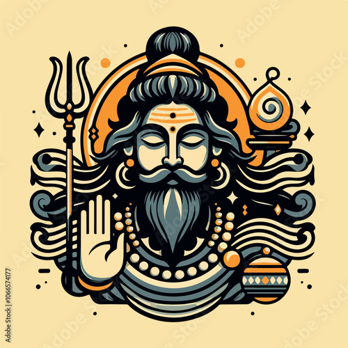 parshura jayanti illustrtion