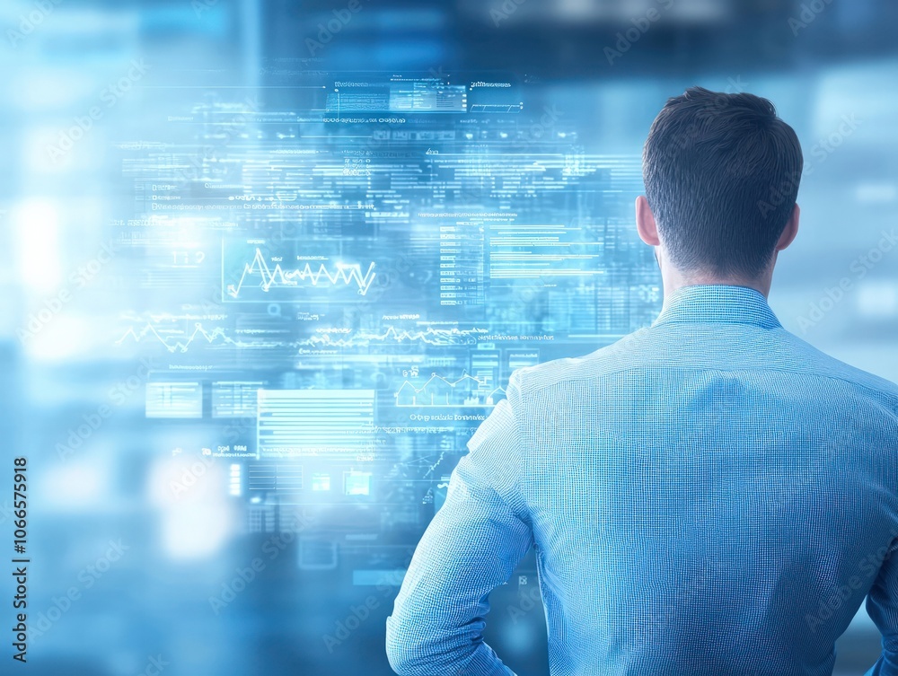 Professional Analyzes Data Trends in Modern Technology Environment Professional Analyzes Data Trends in Modern Technology Environment