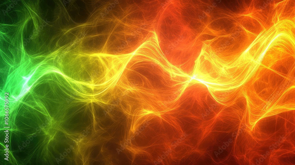 Fototapeta premium Colorful Abstract Light Waves Background