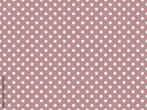 texturised white color polka dots over rosy brown background photo