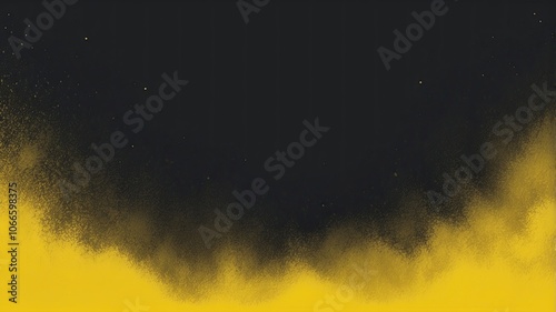 Yellow black abstract noise texture background