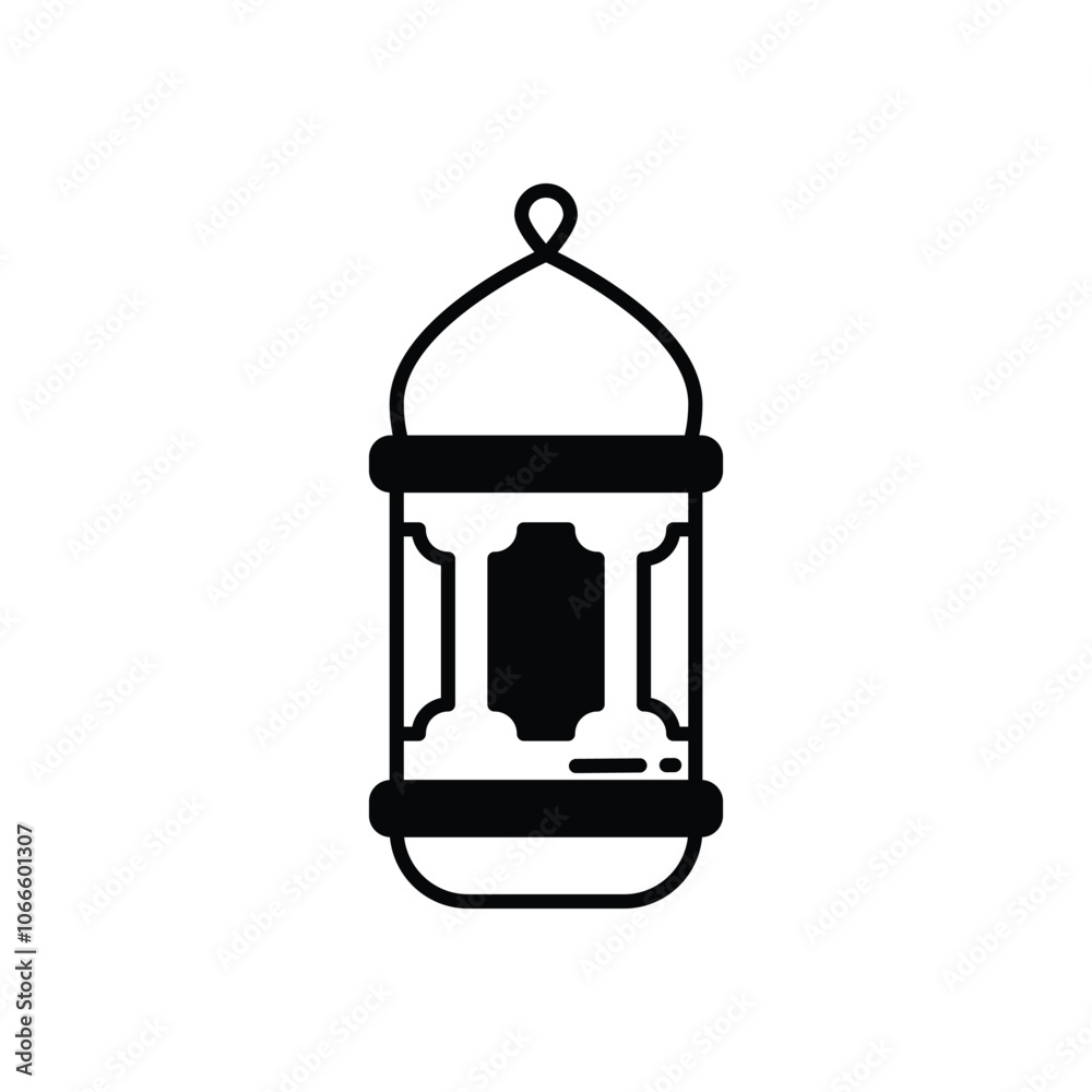 Ramadan Lantern vector icon stock illustration Ramadan Lantern vector icon stock illustration