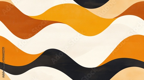 Wallpaper Mural Retro Striped Background in Contrasting Colors Torontodigital.ca