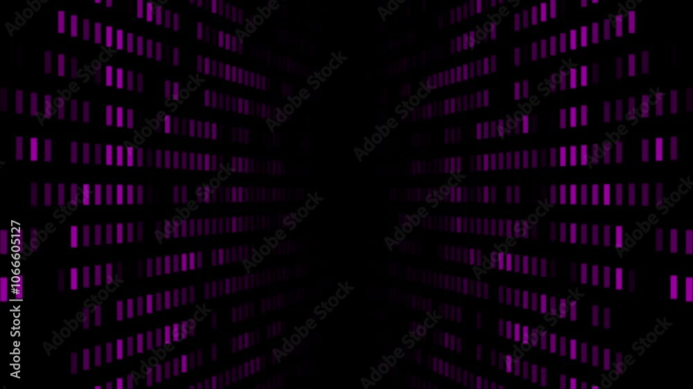 Pink color small rectangular sci-fi elements appearing and disappearing with blank space modern design futuristic background Pink color small rectangular sci-fi elements appearing and disappearing with blank space modern design futuristic background