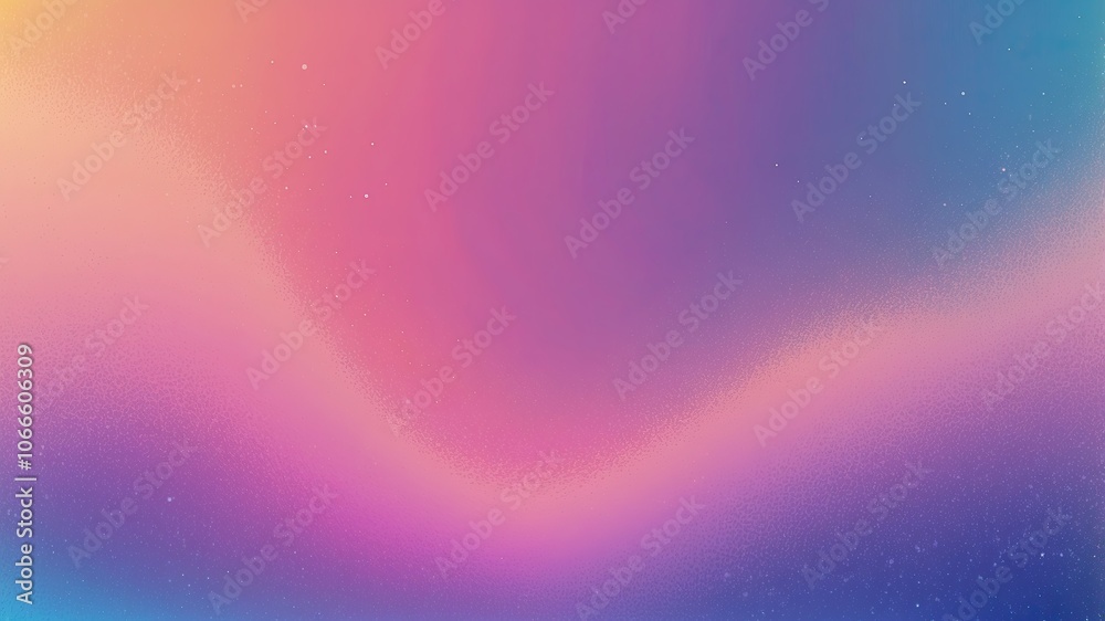 Abstract wave pink blue grain gradient background