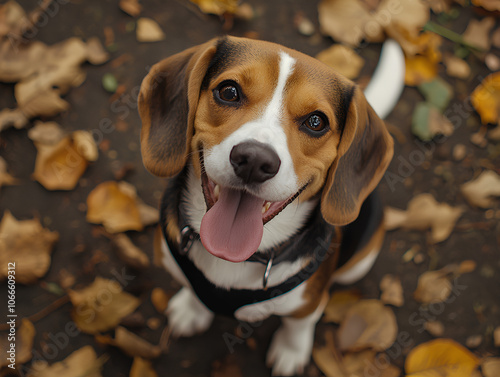 beagle dog in the park