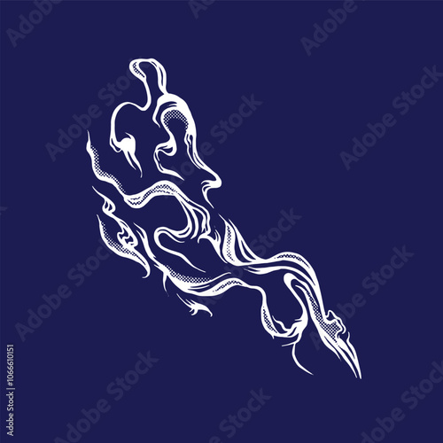 Flow smoke vector