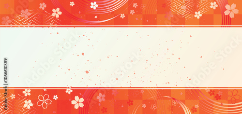 お正月の和柄背景