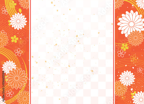 お正月の和柄背景