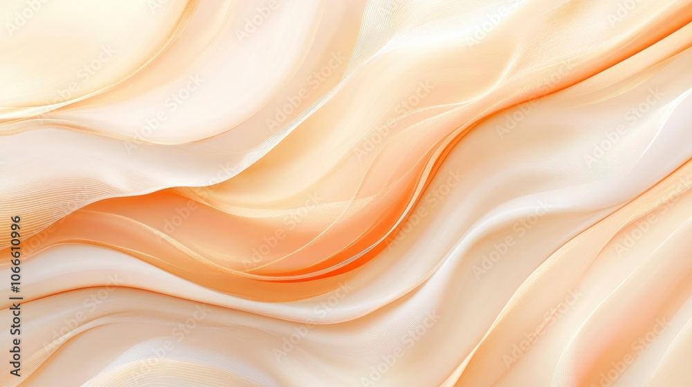 Abstract background with warm, soft colors and flowing lines.