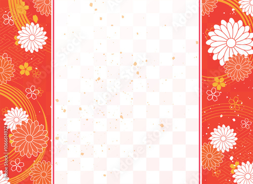 和柄背景デザイン