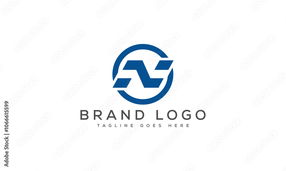letter N logo design vector template design for brand. letter N logo design vector template design for brand.