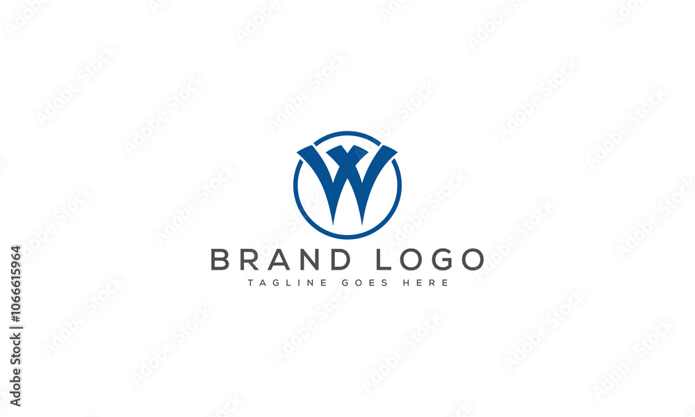 letter W logo design vector template design for brand. letter W logo design vector template design for brand.