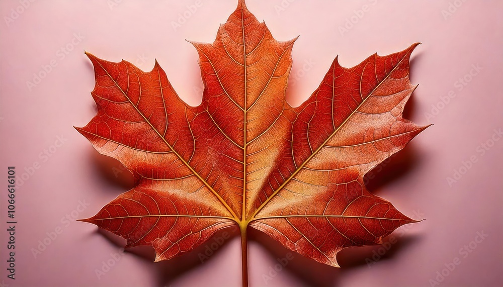 Obraz premium Sycamore maple leaf dividend-free image