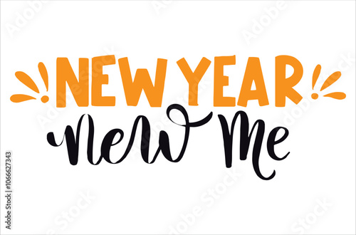 Happy New Year Vectoral Illustration Design on a white background