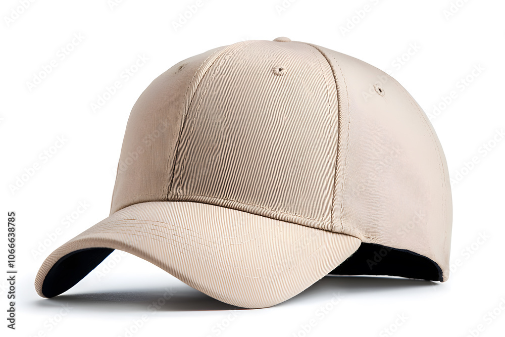 Fototapeta premium Blank Baseball cap mock up, isolated on white background